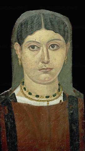 A Woman, Antinoopolis, 2nd cent. AD (Dijon, Musée des Beaux-Arts, GA 6)